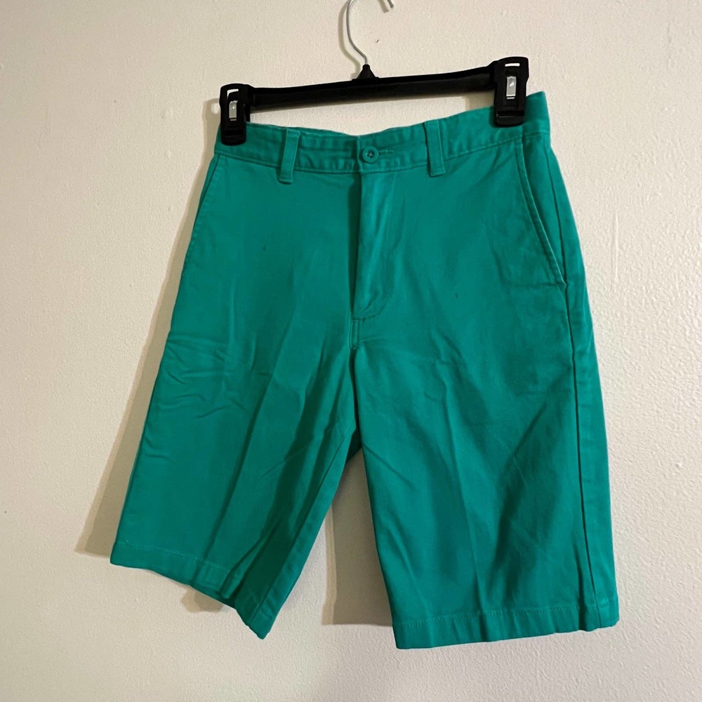 Class Club boys comfort stretch performance shorts teal colored  size 14